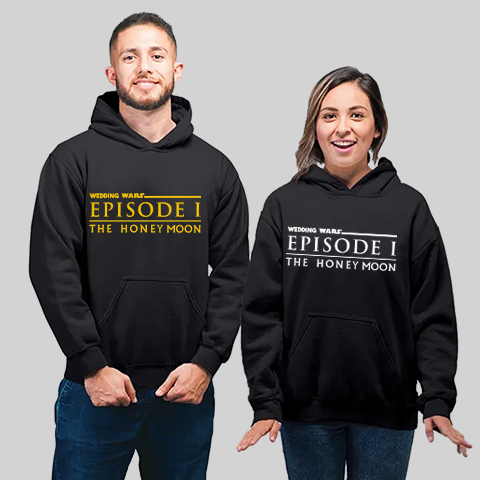 Wedding Wars Episode 1 Honeymoon Couple Hoodies