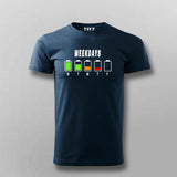 Weekdays battery life T shirt for men