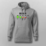 Weekdays battery life Hoodie for Men