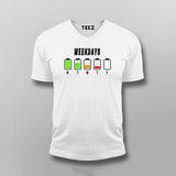 Weekdays battery life T shirt for men
