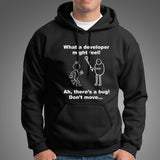 Developer Vs Tester What A Developer Might Feel Funny Hoodies For Men