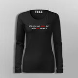 Women's Motivational T-Shirt India