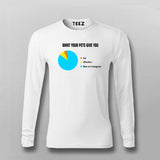 What You Pet Gives Funny Pet T-shirts For Men