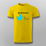 What You Pet Gives Funny Pet T-shirts For Men