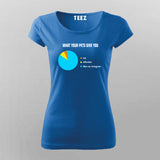 What You Pet Gives Funny Pet T-shirts  For Women