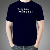 Funny When In Doubt Refactor Programmer T-Shirt For Men