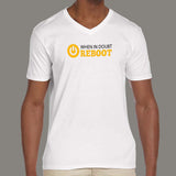 When in Doubt Reboot Programmer T-Shirt For Men