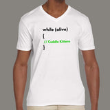 While Alive Cuddle Kittens T-Shirt For Men