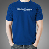 While Asleep Counting Sheep Programmer T-Shirt For Men