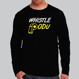 #WhistlePodu Men's Full Sleeve CSK  T-shirt
