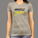 #WhistlePodu Women's CSK  T-shirt