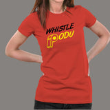 #WhistlePodu Women's CSK  T-shirt