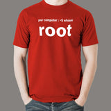 Your Computer Whoami Root Funny IT Admin Hacker T-Shirt For Men