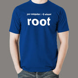 Your Computer Whoami Root Funny IT Admin Hacker T-Shirt For Men