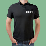Your Computer Whoami Root Funny IT Admin Hacker Polo T-Shirt For Men Online India