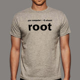 Your Computer Whoami Root Funny IT Admin Hacker T-Shirt For Men