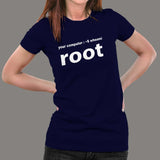 Your Computer Whoami Root Funny IT Admin Hacker T-Shirt For Women