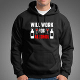 Will Work For Alcohol T-Shirt For Men