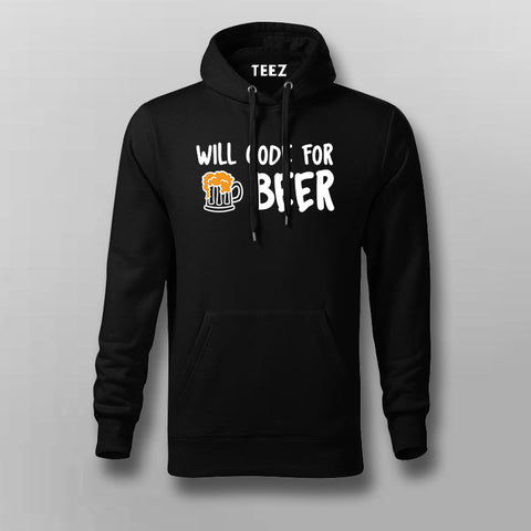 Will Code For Beer Funny Hoodies For Women Online India