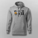 Will Code For Beer Funny Hoodies For Women
