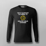 Will Fix Computer For Cookie Tech Support Programmer Full Sleeve T-shirt For Men Online Teez