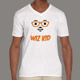Wiz Kid Funny Programming Humour Men’s Profession V Neck T-Shirt Online India