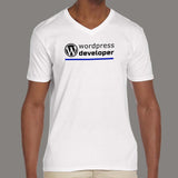 Wordpress Developer V Neck T-Shirt For Men Online India