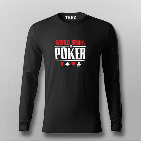 Buy This World Series Of Poker Offer Full Sleeve T-Shirt For Men (April) For Prepaid Only
