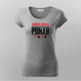 World Series Of Poker T-Shirt For Women Online India