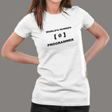 World's #0 Programmer Women's Tee - Humorously Elite