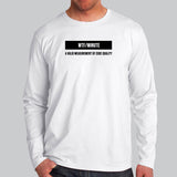 Wtf / Minutes Full Sleeve T-Shirt For Men India