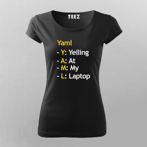 YAML Programmer Coding T-shirt For Men Online India