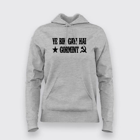 Ye Bik Gayi Hai Gormint Hindi Hoodies For Women Online India 