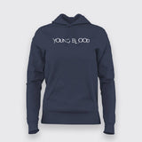 YOUNG BLOOD Motivate Hoodie For Women Online India