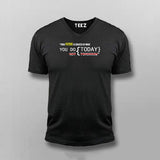 YOUR FUTURE IS CREATED BY WHAT YOU DO TODAY NOT TOMORROW Full sleeve T-shirt For Men Online India