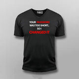 Your Password Is To Short T-shirt For Men Online Teez