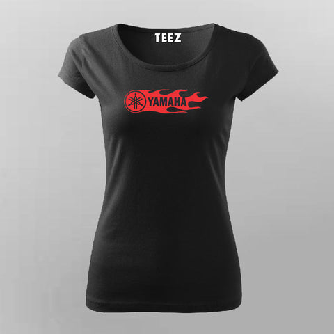 YAMAHA Biker T-Shirt For Women Online Teez
