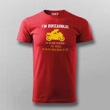 Yes I Am A Bikeaholic Bike Lovers T-Shirt For Men
