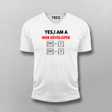 Yes,I Am A Web Developer Programmer T-shirt For Men