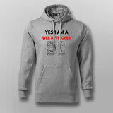 Yes,I Am A Web Developer A Programmer Hoodies For Men