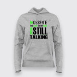 Yet Despite The Look On My Face Funny T-Shirt For Women