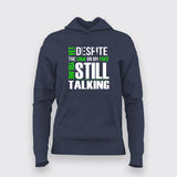 Yet Despite The Look On My Face Funny T-Shirt For Women