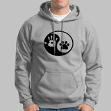 Yin Yang Human And Dog Hoodies For Men Online India