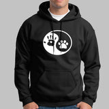 Yin Yang Human And Dog Hoodies For Men India