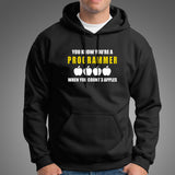 You Know You're A Programmer When You Count 3 Apples Hoodies For Men Online India