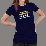 You Know You're A Programmer When You Count 3 Apples T-Shirt For Women