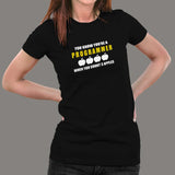 You Know You're A Programmer When You Count 3 Apples T-Shirt For Women Online India