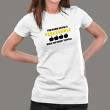 You Know You're A Programmer When You Count 3 Apples T-Shirt For Women India