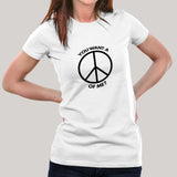 You want a Peace of Me? Passive Agressive Hippy Women's T-shirt