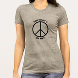 You want a Peace of Me? Passive Agressive Hippy Women's T-shirt